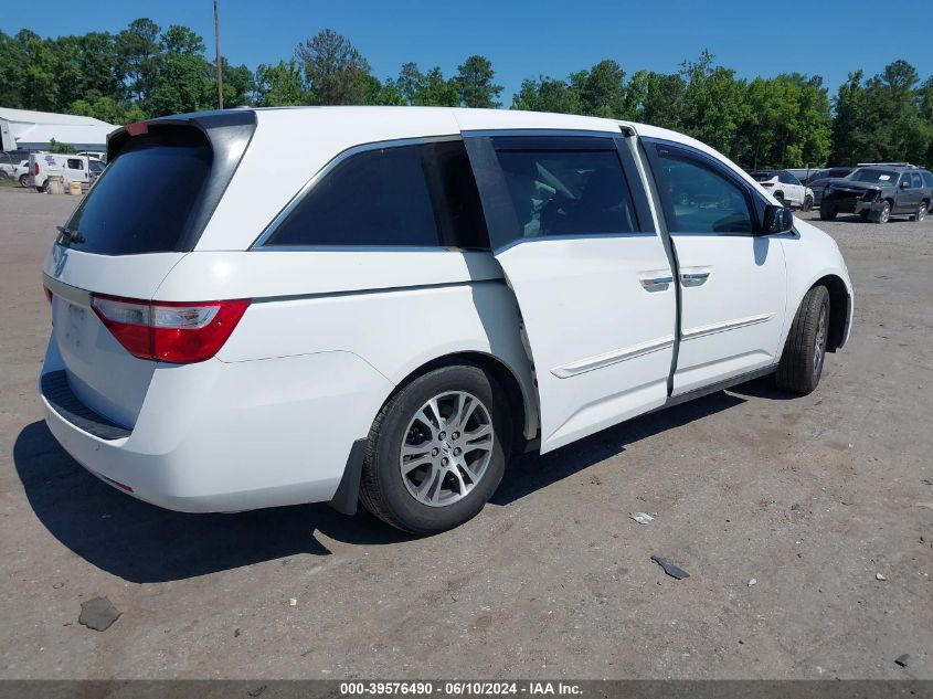 2013 Honda Odyssey Ex-L VIN: 5FNRL5H69DB067353 Lot: 39576490