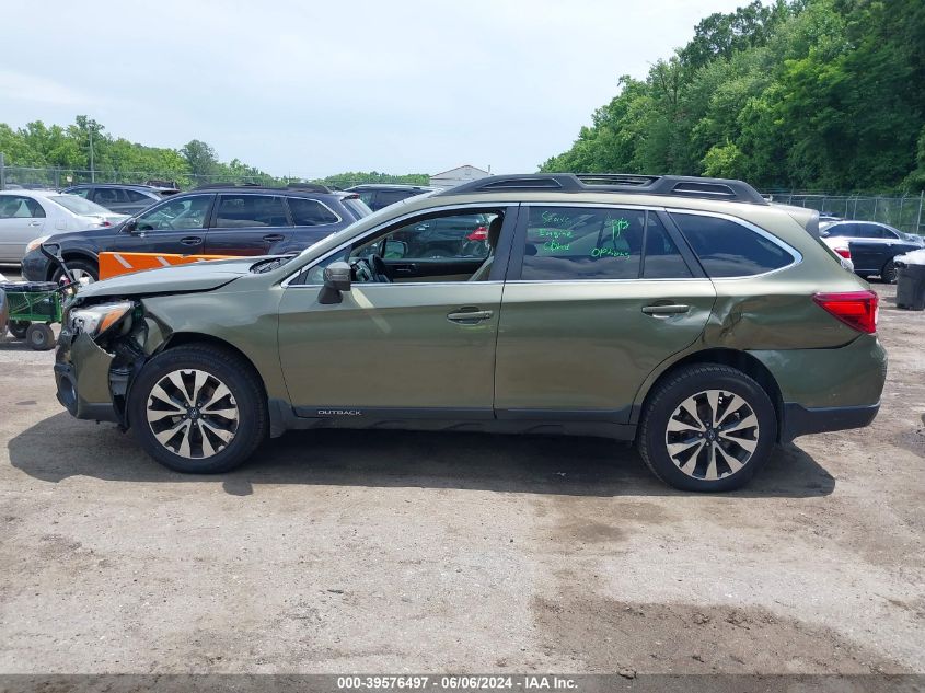 2016 Subaru Outback 2.5I Limited VIN: 4S4BSANC6G3333996 Lot: 39576497