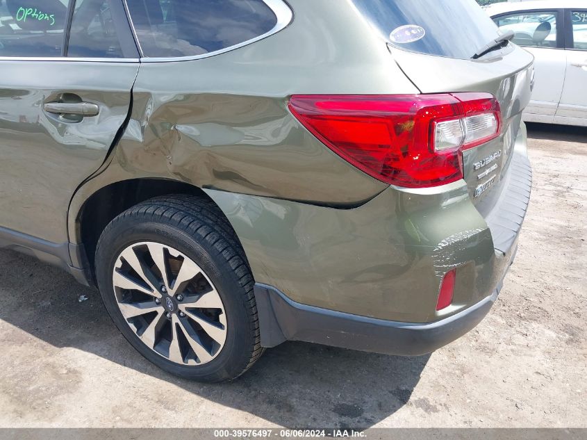 2016 Subaru Outback 2.5I Limited VIN: 4S4BSANC6G3333996 Lot: 39576497