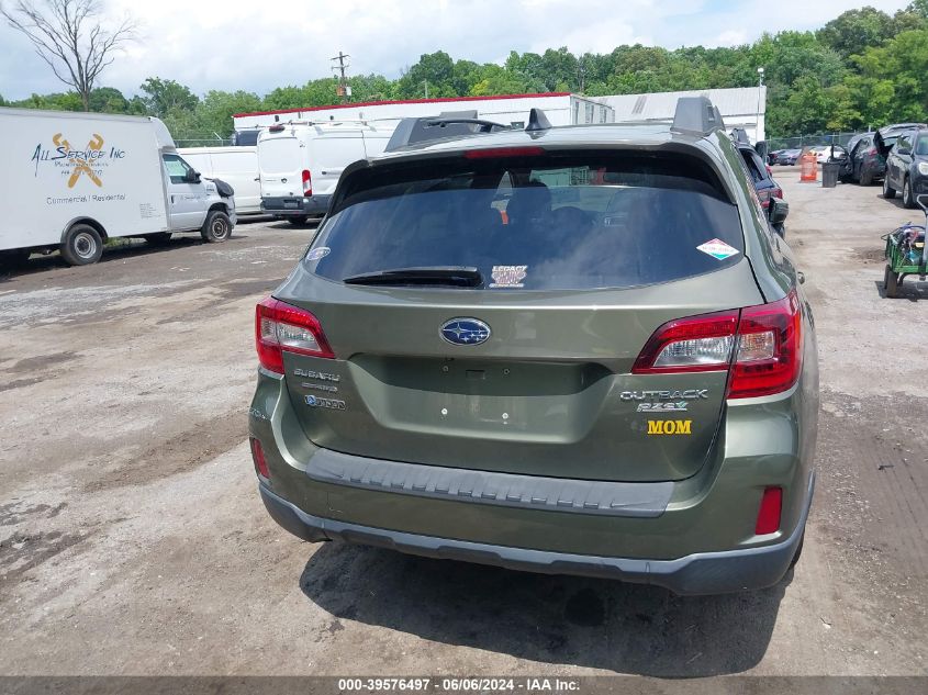 2016 Subaru Outback 2.5I Limited VIN: 4S4BSANC6G3333996 Lot: 39576497