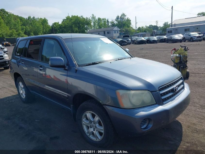 2003 Toyota Highlander V6 VIN: JTEHF21A930128838 Lot: 39576511