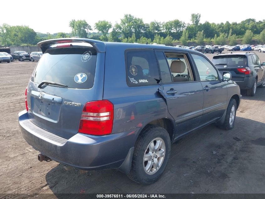 2003 Toyota Highlander V6 VIN: JTEHF21A930128838 Lot: 39576511