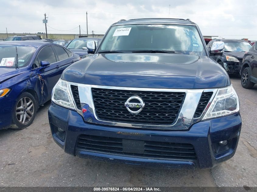 2019 Nissan Armada Sl VIN: JN8AY2ND1K9093893 Lot: 39576524