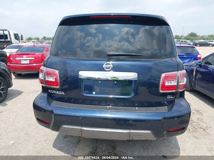 2019 Nissan Armada Sl VIN: JN8AY2ND1K9093893 Lot: 39576524