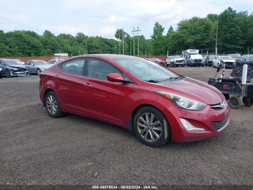 2014 Hyundai Elantra Se VIN: 5NPDH4AE7EH520878 Lot: 39576534