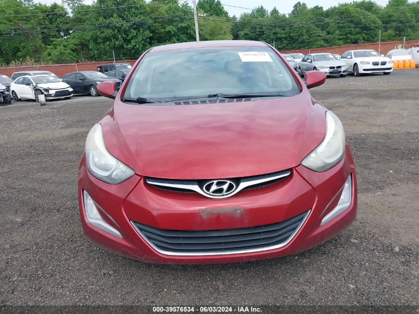 2014 Hyundai Elantra Se VIN: 5NPDH4AE7EH520878 Lot: 39576534