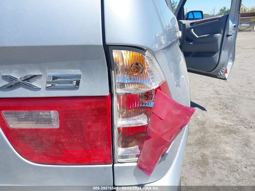 2006 BMW X5 3.0I VIN: 5UXFA13516LY42548 Lot: 39576540