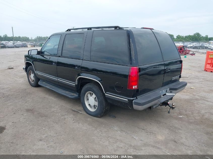 1996 Chevrolet Tahoe C1500 VIN: 1GNEC13R5TJ396557 Lot: 39576560