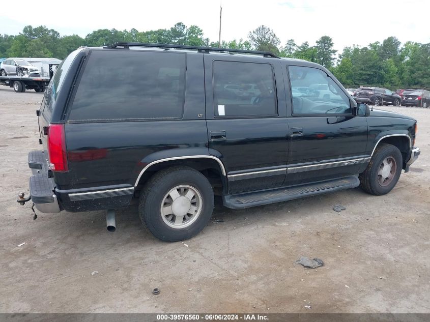 1996 Chevrolet Tahoe C1500 VIN: 1GNEC13R5TJ396557 Lot: 39576560