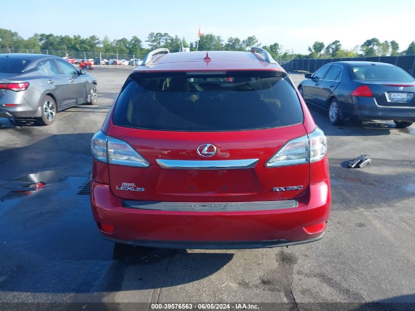 2010 Lexus Rx 350 VIN: 2T2ZK1BA2AC004888 Lot: 39576563