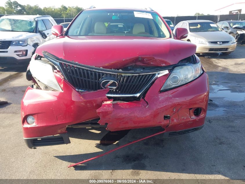 2010 Lexus Rx 350 VIN: 2T2ZK1BA2AC004888 Lot: 39576563