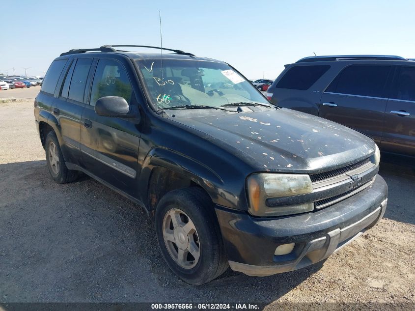 2002 Chevrolet Trailblazer Lt VIN: 1GNDS13S422460159 Lot: 39576565