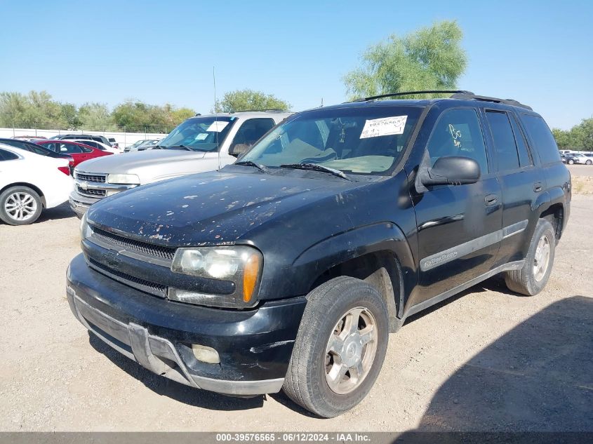 2002 Chevrolet Trailblazer Lt VIN: 1GNDS13S422460159 Lot: 39576565