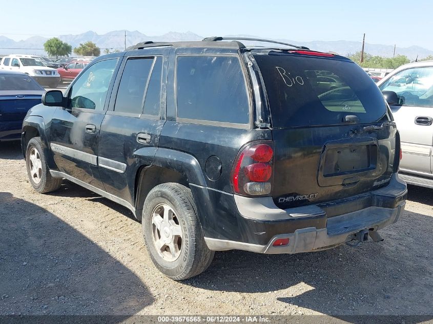 2002 Chevrolet Trailblazer Lt VIN: 1GNDS13S422460159 Lot: 39576565