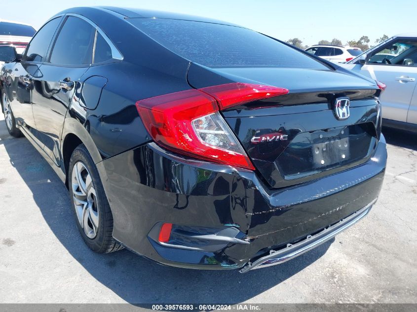 2019 Honda Civic Lx VIN: 2HGFC2F65KH507789 Lot: 39576593