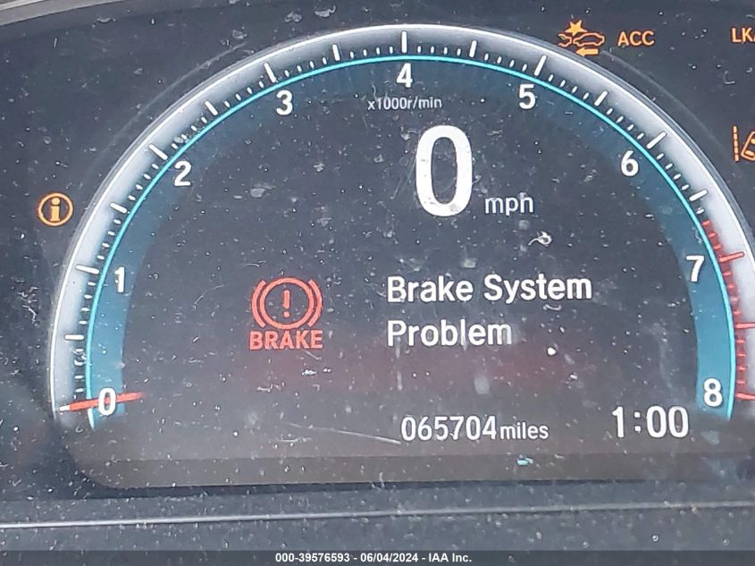 2019 Honda Civic Lx VIN: 2HGFC2F65KH507789 Lot: 39576593