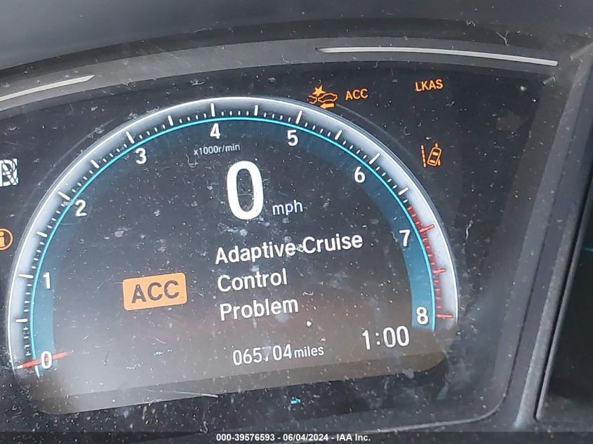 2019 Honda Civic Lx VIN: 2HGFC2F65KH507789 Lot: 39576593