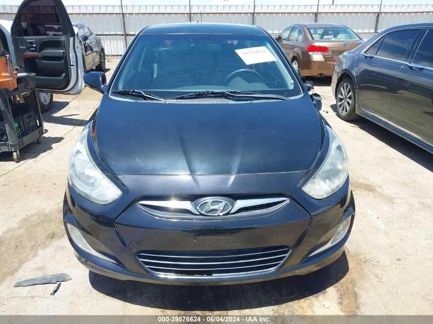 2013 Hyundai Accent Se VIN: KMHCU5AE6DU082710 Lot: 39576624