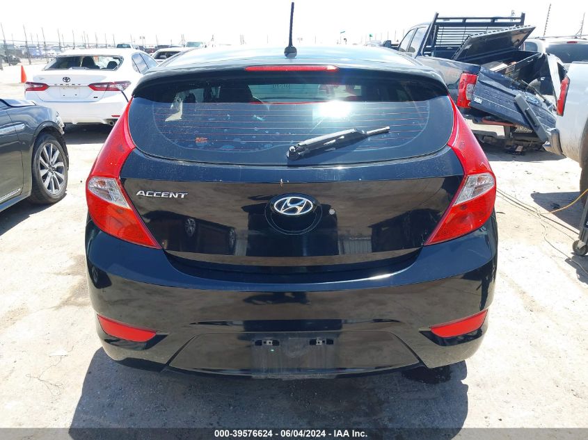 2013 Hyundai Accent Se VIN: KMHCU5AE6DU082710 Lot: 39576624