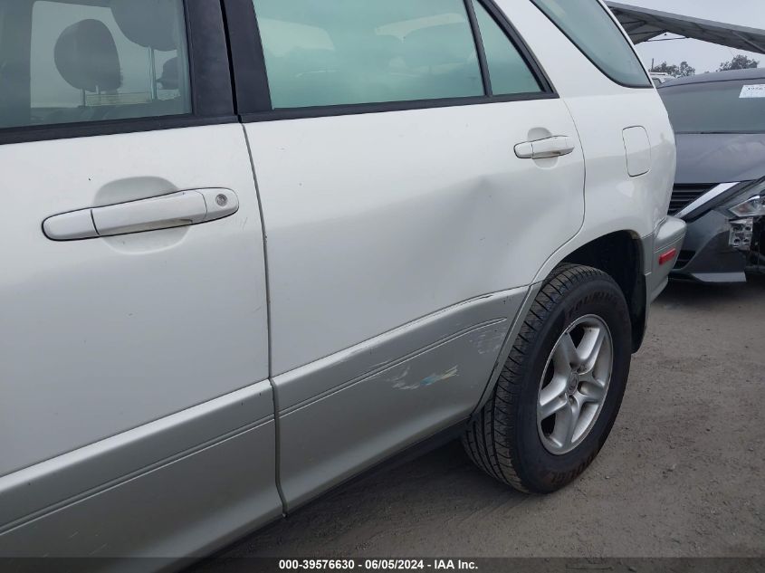 2002 Lexus Rx 300 VIN: JTJGF10U820130114 Lot: 39576630