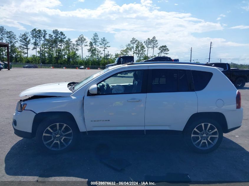 2017 Jeep Compass High Altitude Fwd VIN: 1C4NJCEA6HD131251 Lot: 39576632