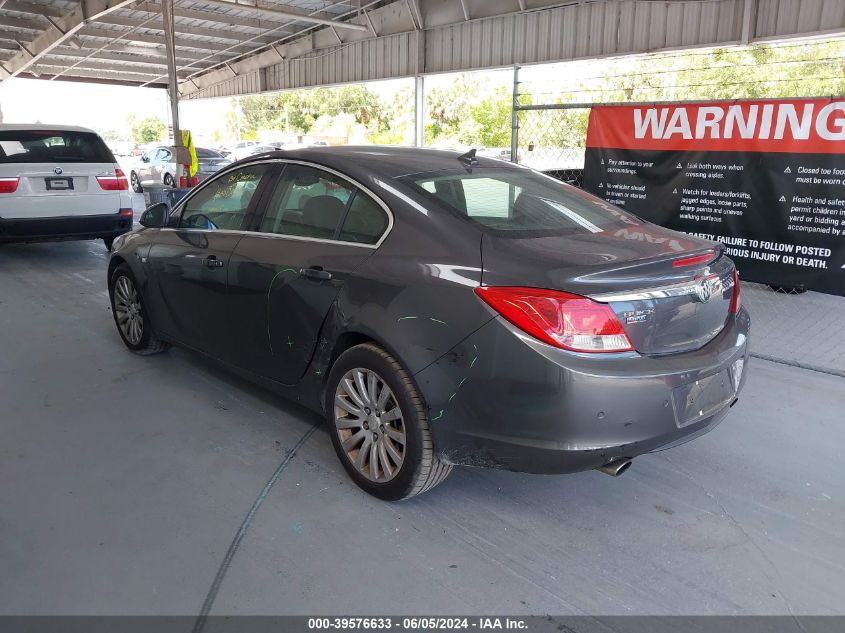 2011 Buick Regal Cxl Turbo Russelsheim VIN: W04GX5GV1B1130093 Lot: 39576633