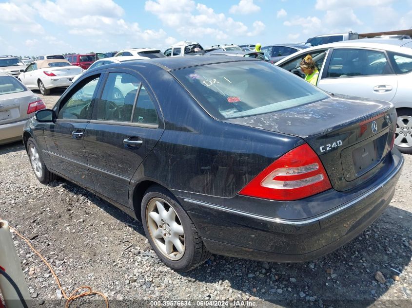 2003 Mercedes-Benz C 240 VIN: WDBRF61J43E013386 Lot: 39576634