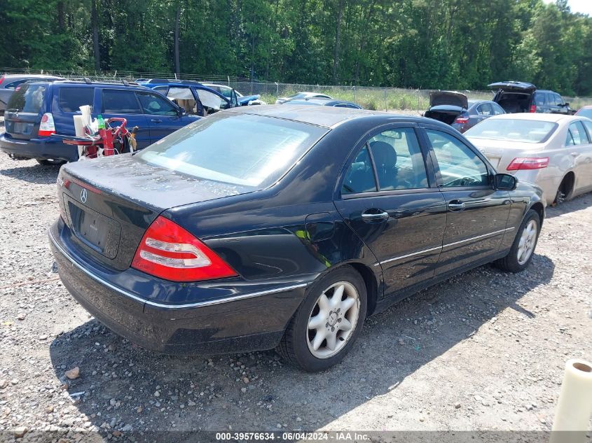 2003 Mercedes-Benz C 240 VIN: WDBRF61J43E013386 Lot: 39576634