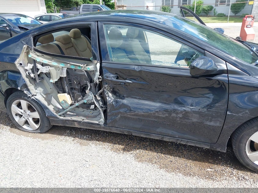 2013 Hyundai Elantra Gls VIN: 5NPDH4AE8DH339710 Lot: 39576640