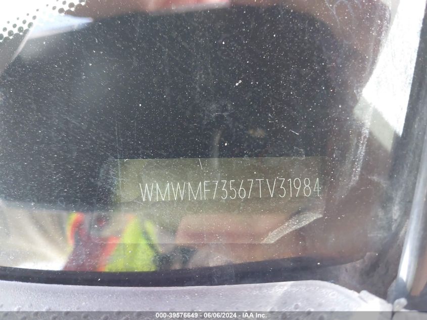 2007 Mini Cooper S VIN: WMWMF73567TV31984 Lot: 39576649