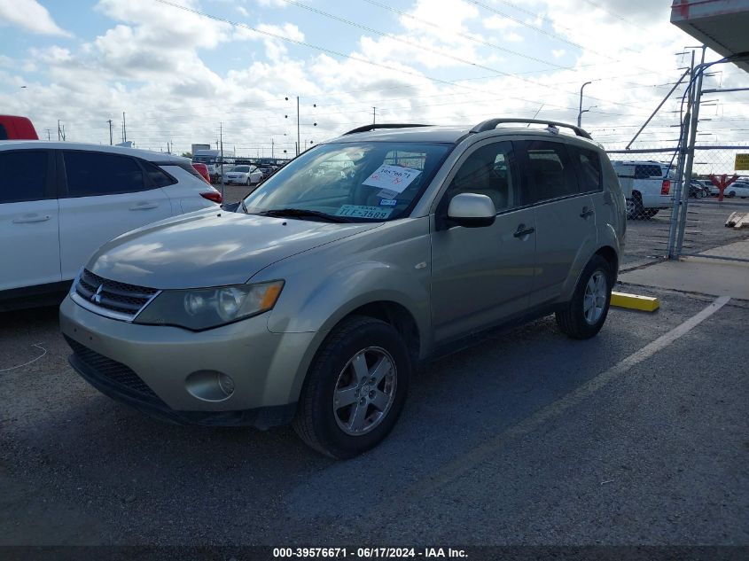 2007 Mitsubishi Outlander Es/Ls VIN: JA4MS31X57Z007910 Lot: 39576671