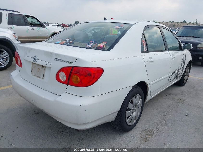 2004 Toyota Corolla Le VIN: 1NXBR32E14Z305395 Lot: 39576675