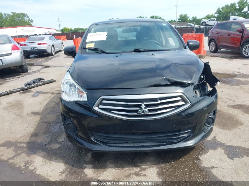 2019 Mitsubishi Mirage G4 Es VIN: ML32F3FJ2KHF07324 Lot: 39576677