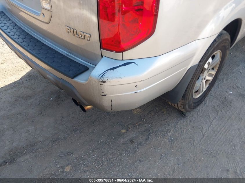 2003 Honda Pilot Ex VIN: 2HKYF18453H549652 Lot: 39576691