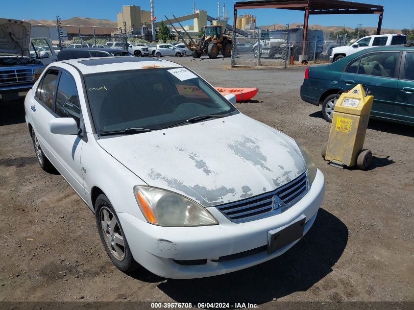 2006 Mitsubishi Lancer Es/Se VIN: JA3AJ26E86U060138 Lot: 39576708