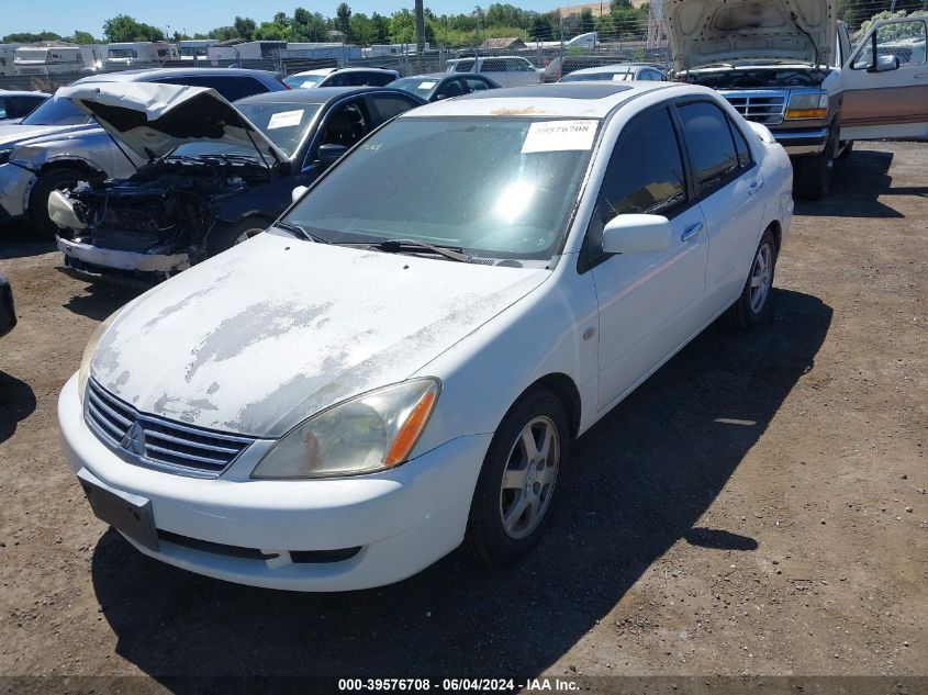 2006 Mitsubishi Lancer Es/Se VIN: JA3AJ26E86U060138 Lot: 39576708