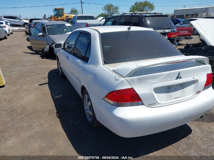 2006 Mitsubishi Lancer Es/Se VIN: JA3AJ26E86U060138 Lot: 39576708