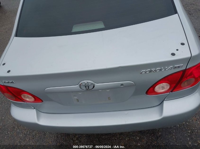 2005 Toyota Corolla Le VIN: 1NXBR32E55Z399315 Lot: 39576727