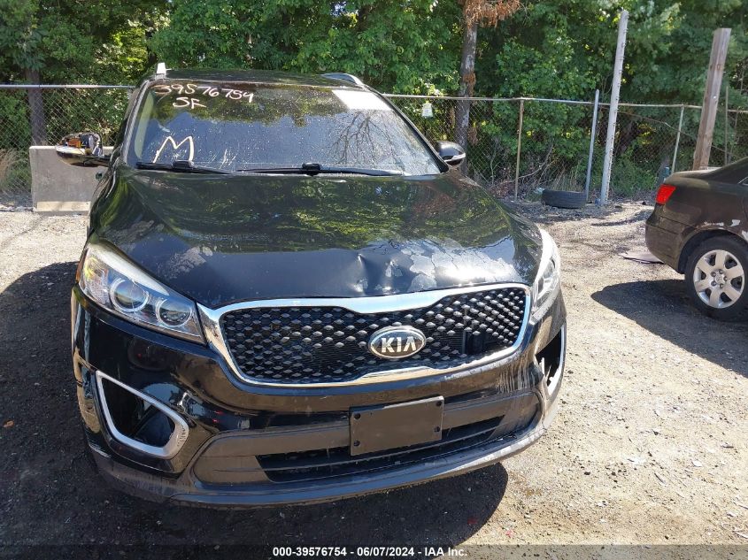 2017 Kia Sorento 2.4L Lx VIN: 5XYPGDA30HG198868 Lot: 39576754