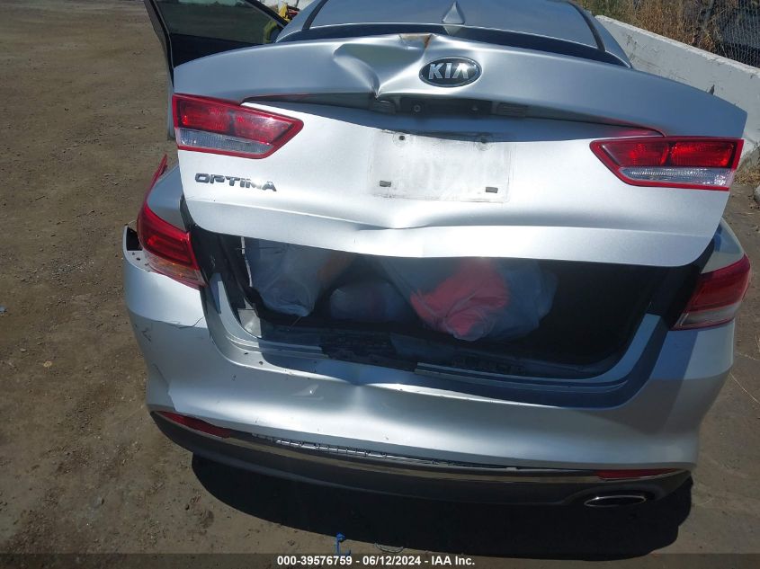 2016 Kia Optima Lx VIN: 5XXGT4L35GG035824 Lot: 39576759