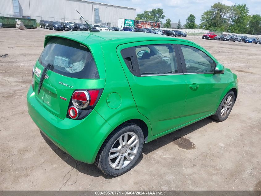 2014 Chevrolet Sonic Lt Auto VIN: 1G1JC6SB5E4214486 Lot: 39576771