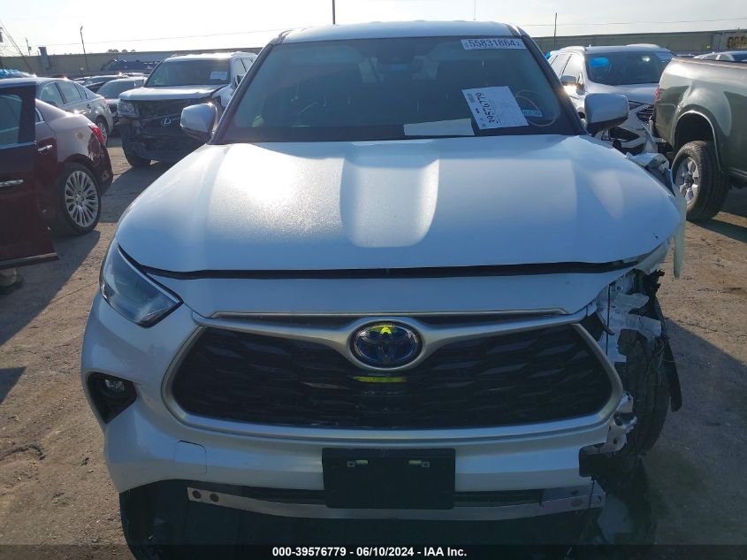 2023 Toyota Highlander Hybrid Le VIN: 5TDZARAH5PS021236 Lot: 39576779