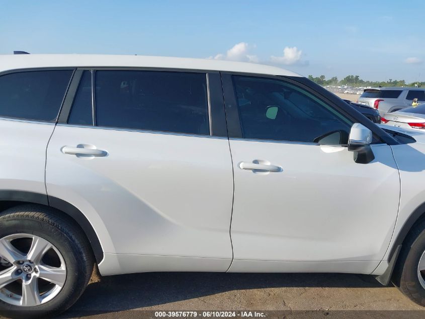 2023 Toyota Highlander Hybrid Le VIN: 5TDZARAH5PS021236 Lot: 39576779