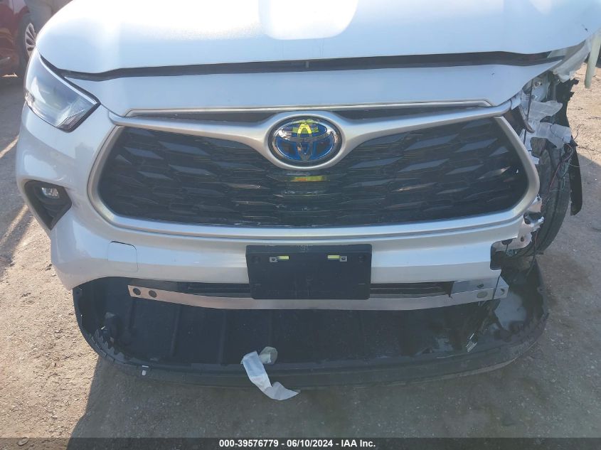 2023 Toyota Highlander Hybrid Le VIN: 5TDZARAH5PS021236 Lot: 39576779