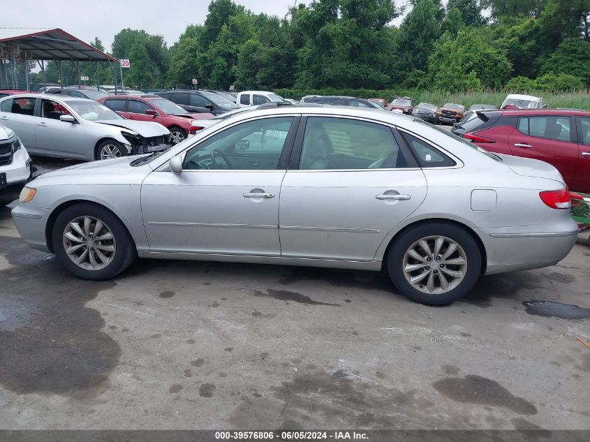 2007 Hyundai Azera Limited/Se VIN: KMHFC46F67A215757 Lot: 39576806