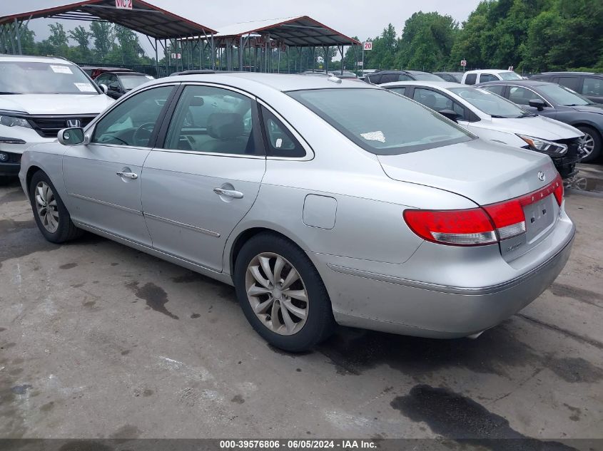 2007 Hyundai Azera Limited/Se VIN: KMHFC46F67A215757 Lot: 39576806