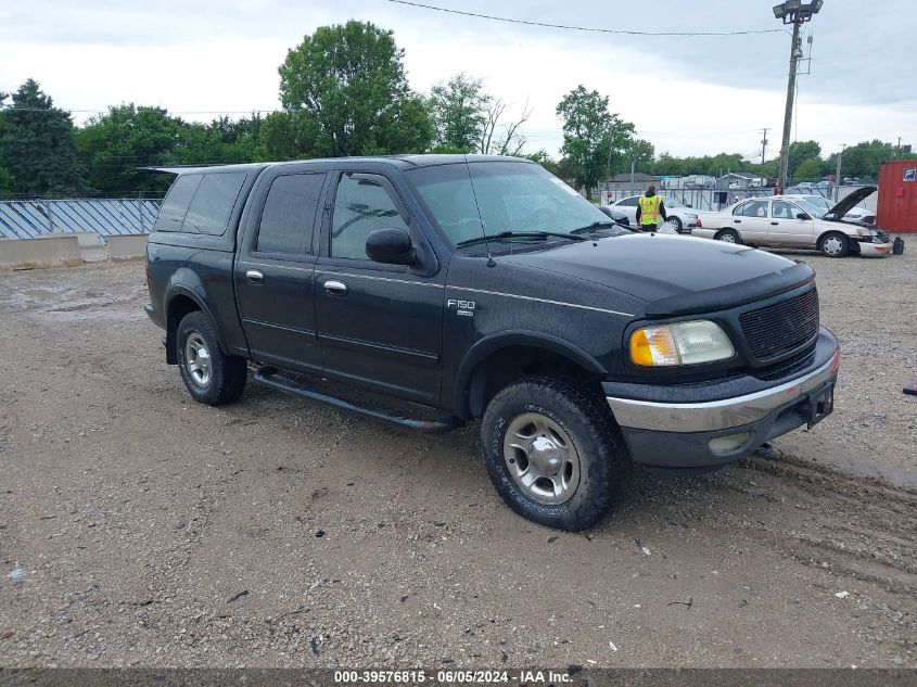 2002 Ford F150 Supercrew VIN: 1FTRW08L92KA75176 Lot: 39576815