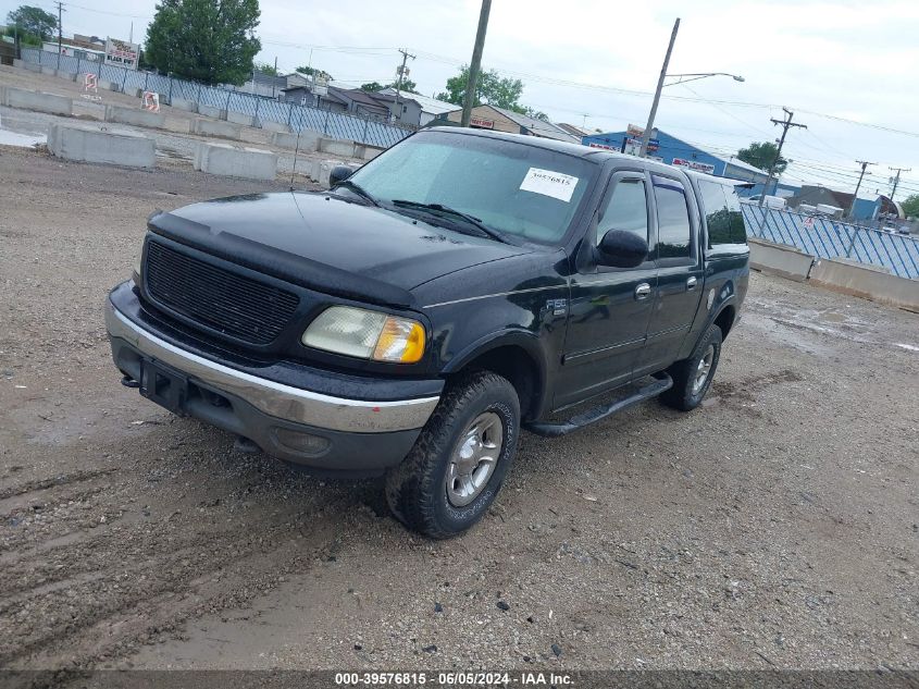 2002 Ford F150 Supercrew VIN: 1FTRW08L92KA75176 Lot: 39576815