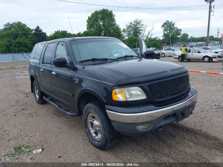 2002 Ford F150 Supercrew VIN: 1FTRW08L92KA75176 Lot: 39576815