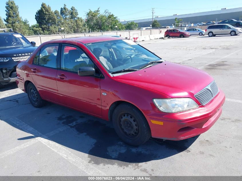 2002 Mitsubishi Lancer Es VIN: JA3AJ26E62U043459 Lot: 39576823